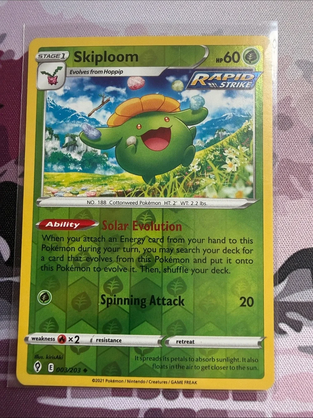 Hoppip Skiploom Reverse Holo Evolution Pokémon Card Lot TCG ✨5/$25✨